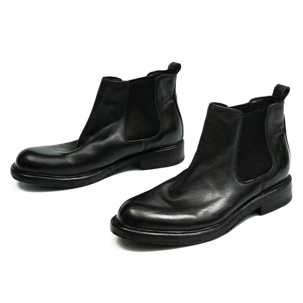 Horsehide Chelsea Boots Classic Ankle Boots for Men